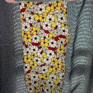 Lularoe Leggings TC2 flower print
